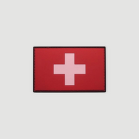 Swiss rectangle badge - PVC