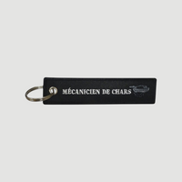 Tank mechanic - embroidered keychain