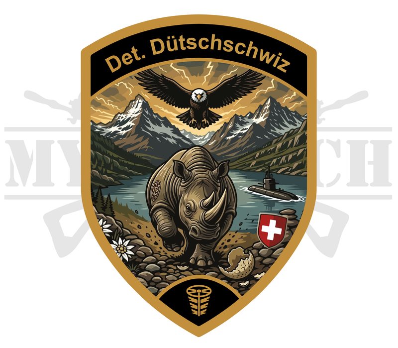 Design d’origine du badge avant broderie
