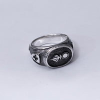 Artiglieria - anello di sigillo d'argento