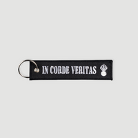 Tank grenadier - embroidered keychain - black