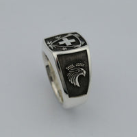 EO Log 40 - Chevalière d'Officier en argent