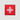 Swiss square badge - PVC