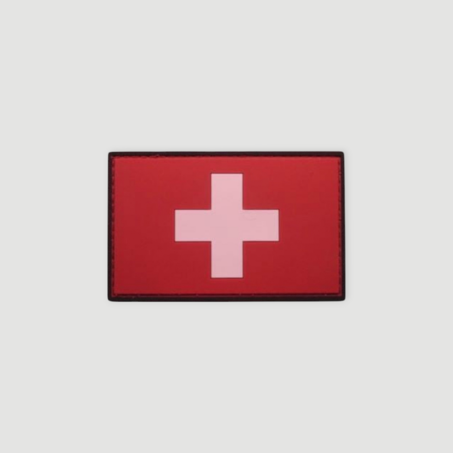 Swiss rectangle badge - PVC