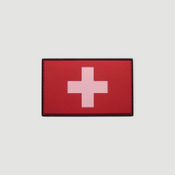 Swiss rectangle badge - PVC