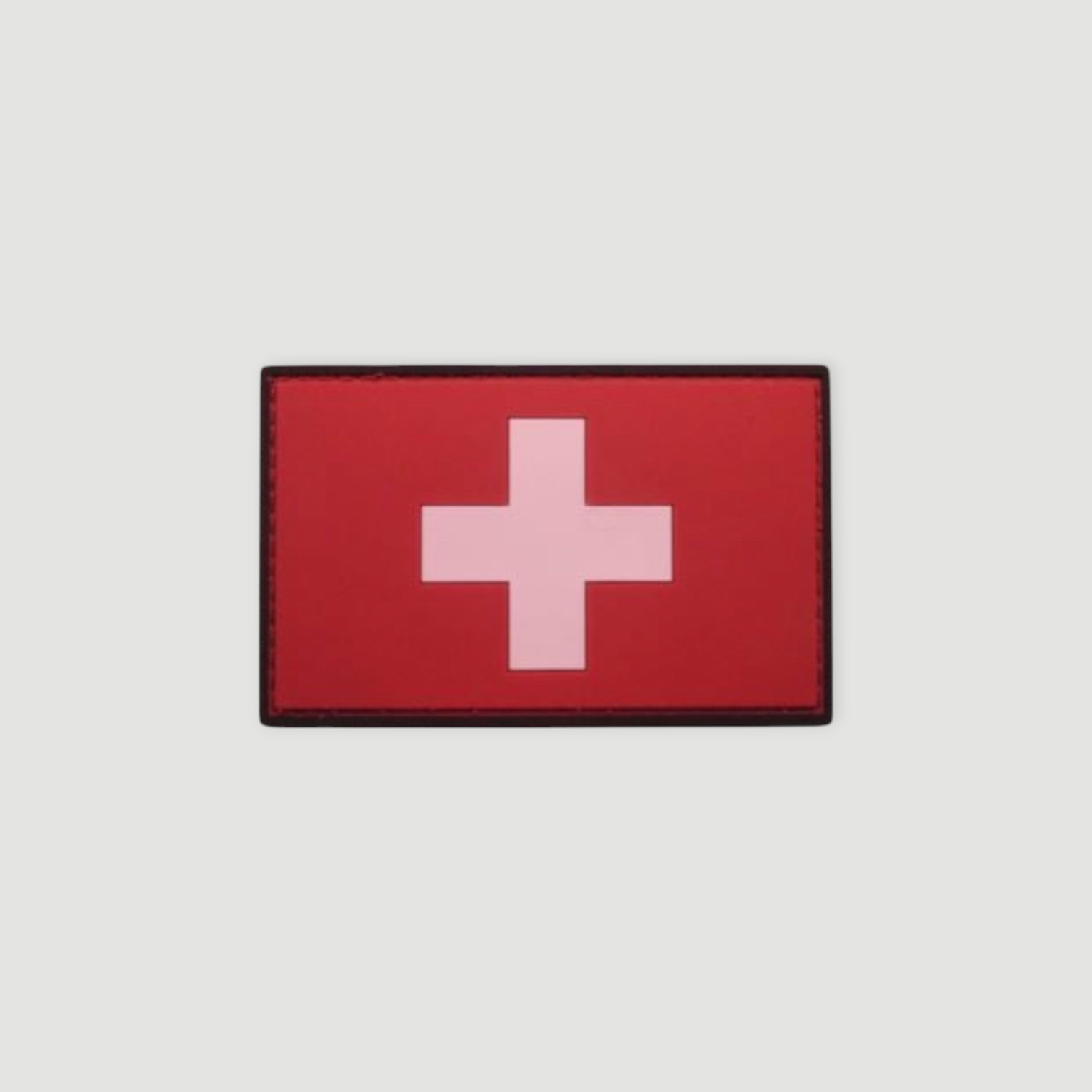 Swiss rectangle badge - PVC