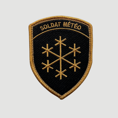 Badge Brodé - Soldat météorologue