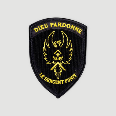 Badge - Dieu pardonne le sergent punit