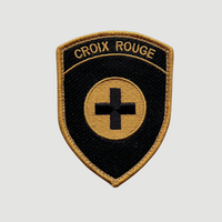 Badge Brodé - Service de la Croix-Rouge