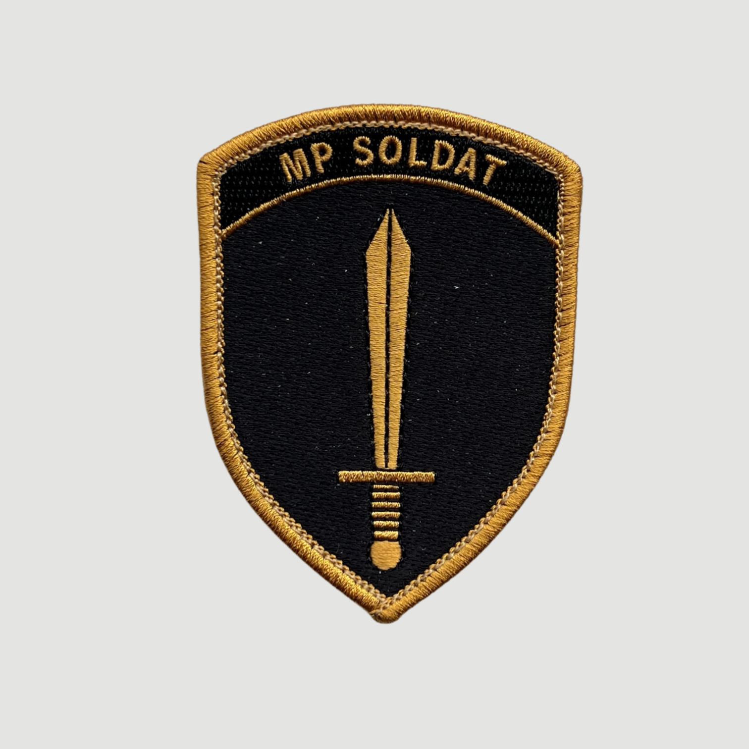 Badge Brodé - Soldat de la police militaire / Soldat de la circulation