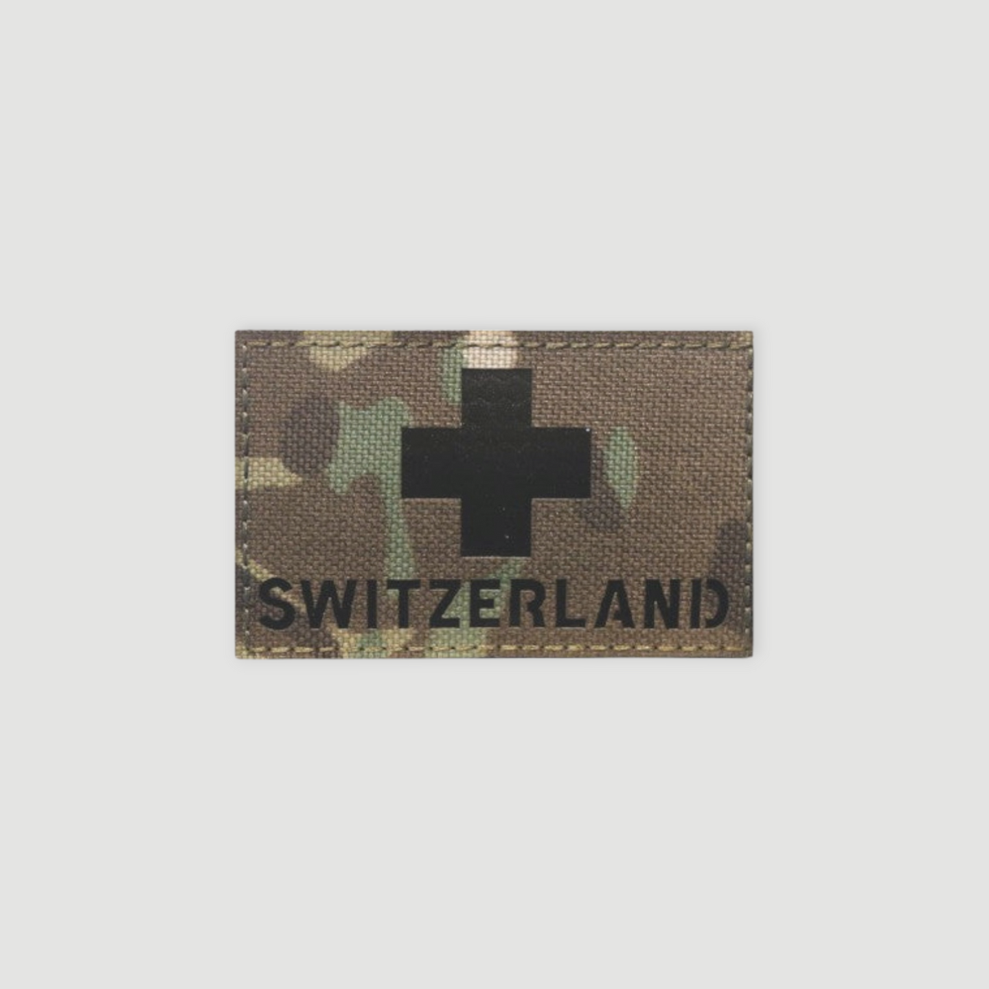 Swiss rectangular badge - Multicam
