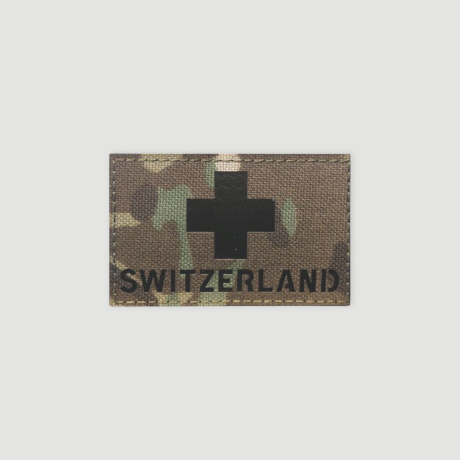 Badge Schweizer Rechteck - Multicam