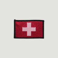 Swiss badge - rectangular - embroidered
