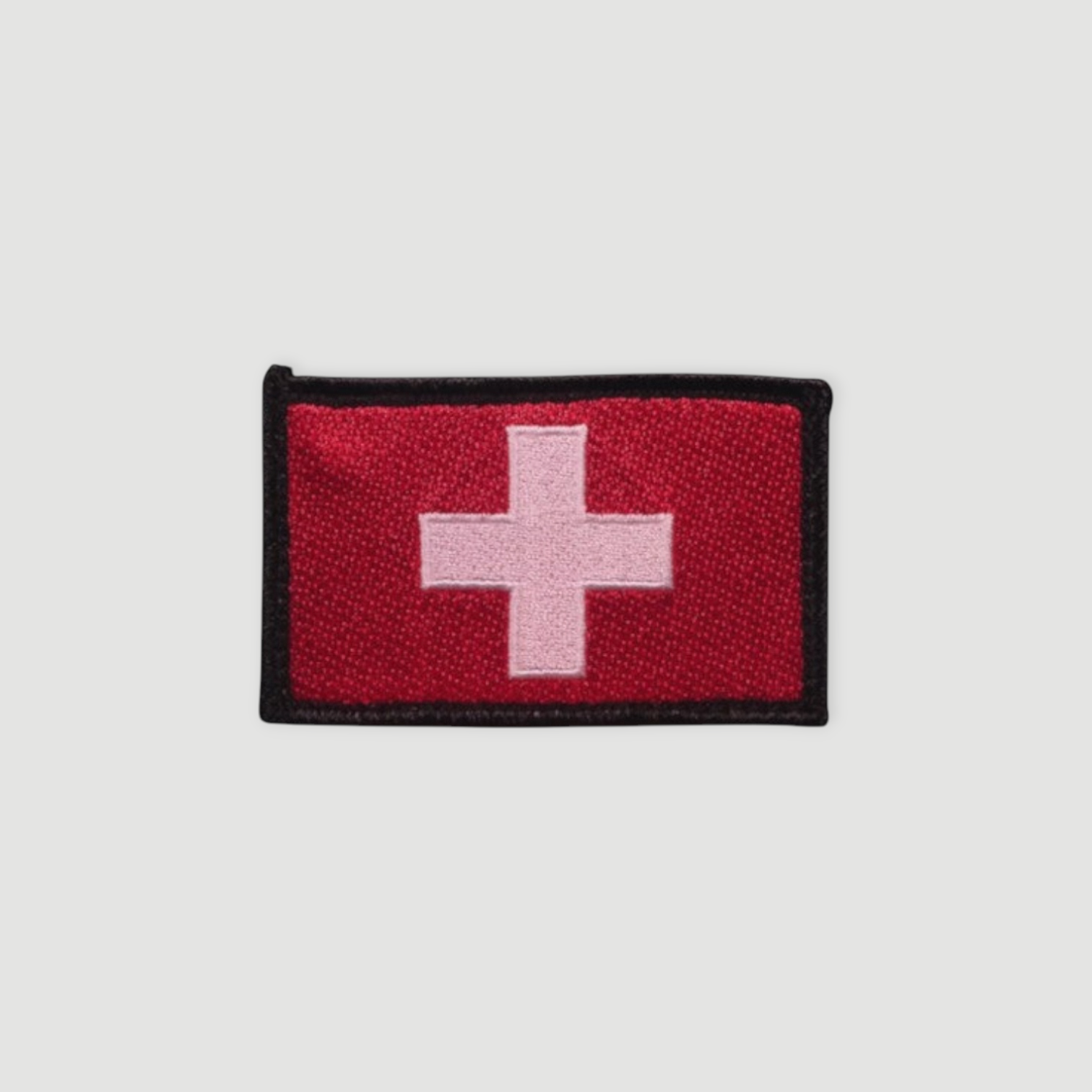 Swiss badge - rectangular - embroidered