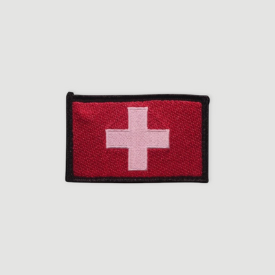 Badge Suisse - Rectangulaire - Brodé