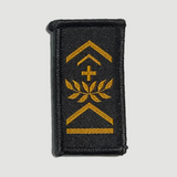 Insigne de grade noir/or