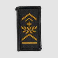 Insigne de grade noir/or