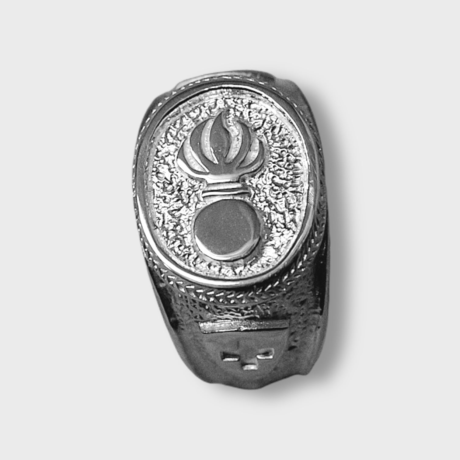 Grenadier de chars - Chevalière en argent