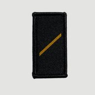 Insigne de grade noir/or