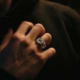 Driving step - Silver signet ring