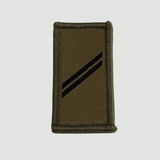 Insignes de grade - Armée Suisse - Olive/Noir