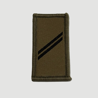 Insignes de grade - Armée Suisse - Olive/Noir