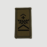 Insignes de grade - Armée Suisse - Olive/Noir
