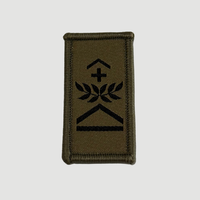 Insignes de grade - Armée Suisse - Olive/Noir