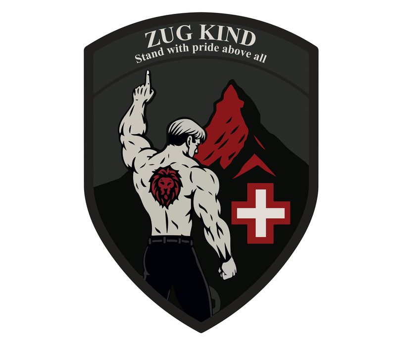 Design d’origine du badge avant broderie