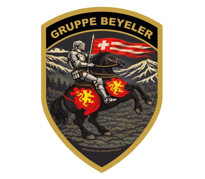 Design d’origine du badge avant broderie