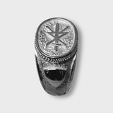 Driving step - Silver signet ring