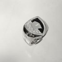 Chevalière en argent personnalisé