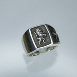 Chevalière en argent personnalisé