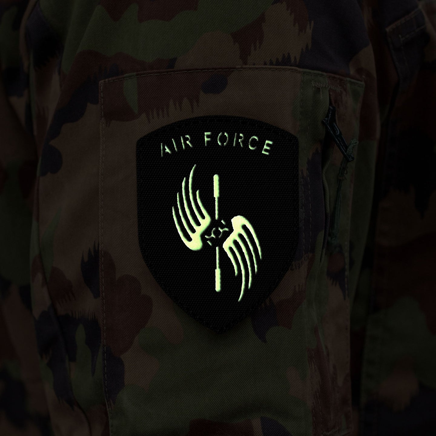 Air Force - badge - fluorescent