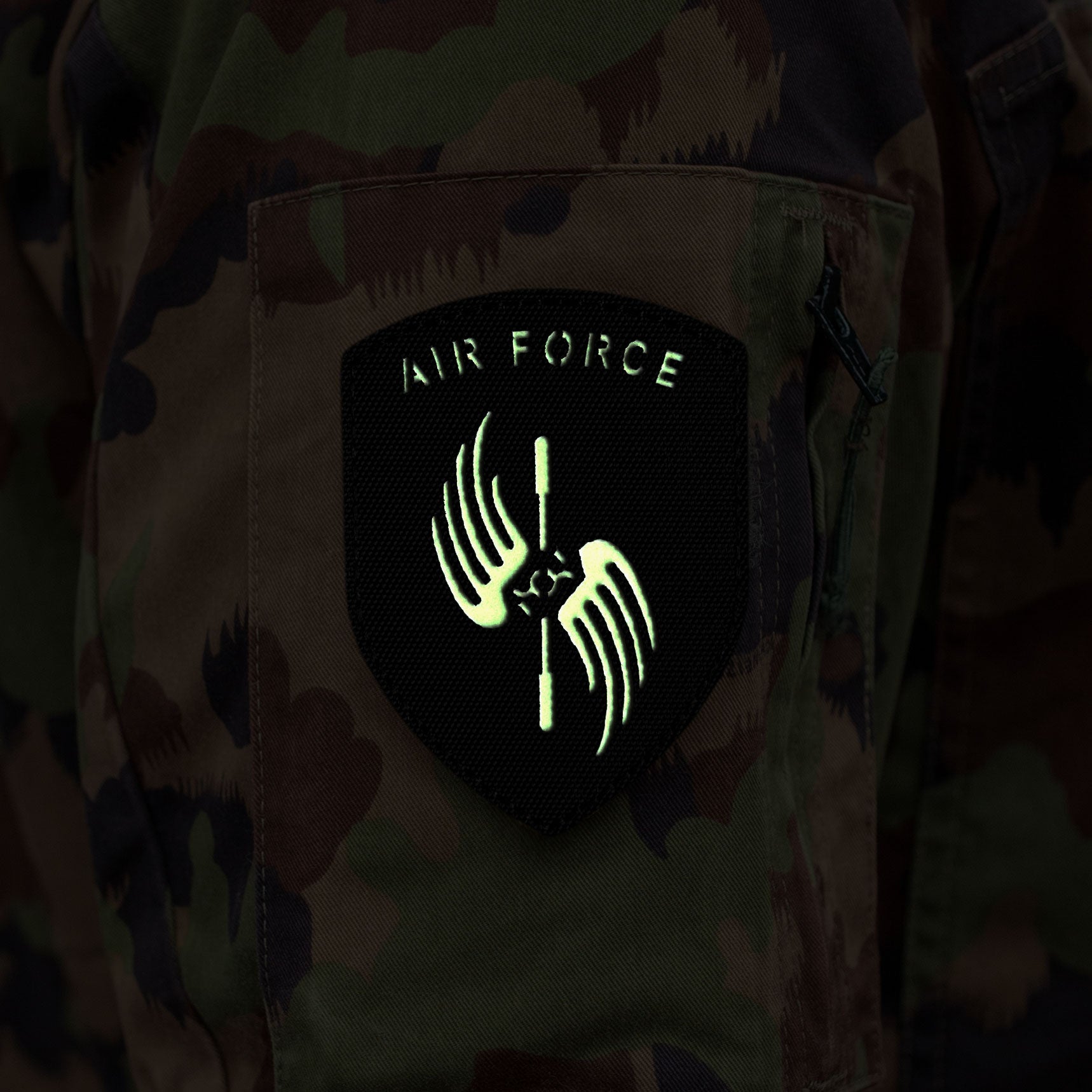 Air Force - badge - fluorescent