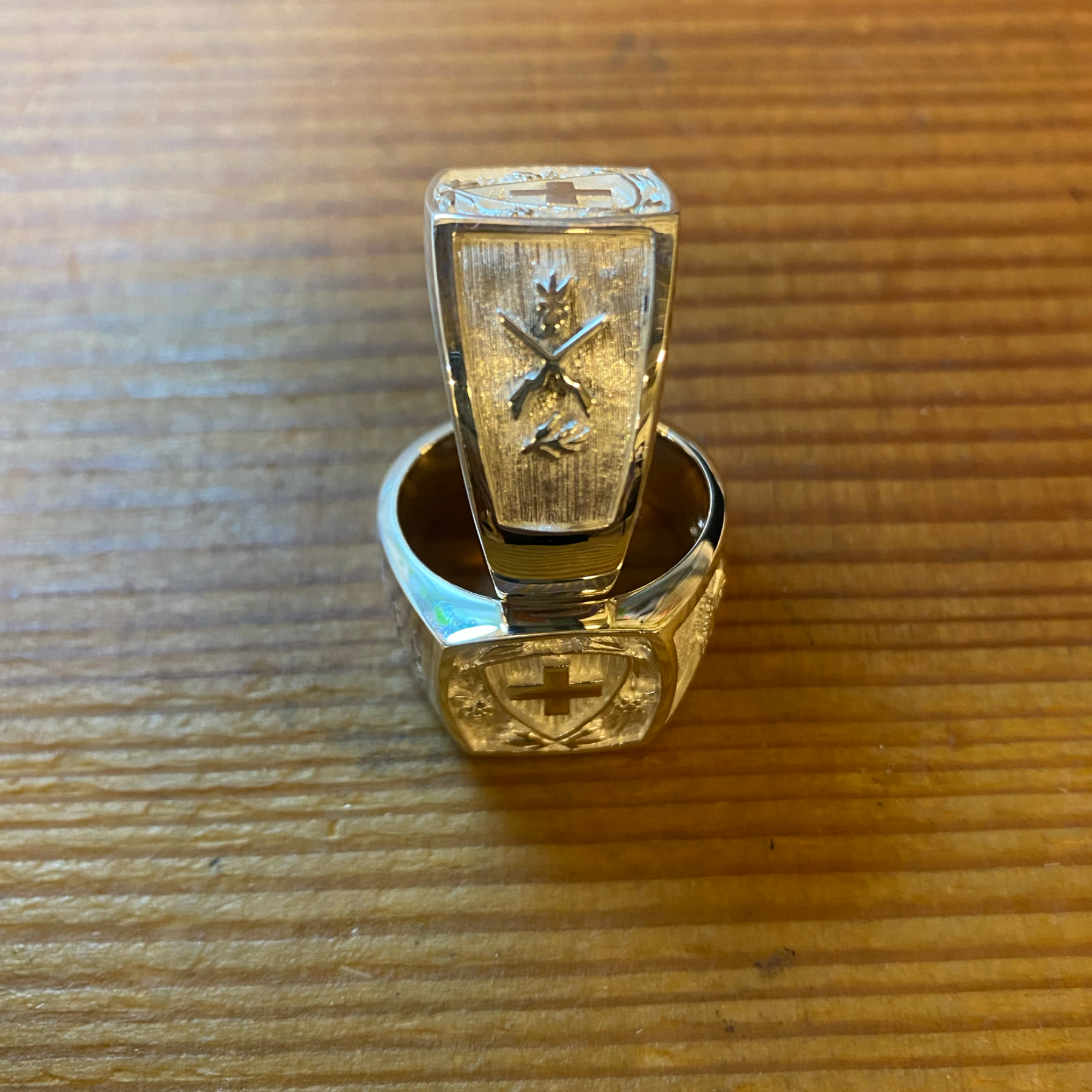 Chevalière en argent personnalisé