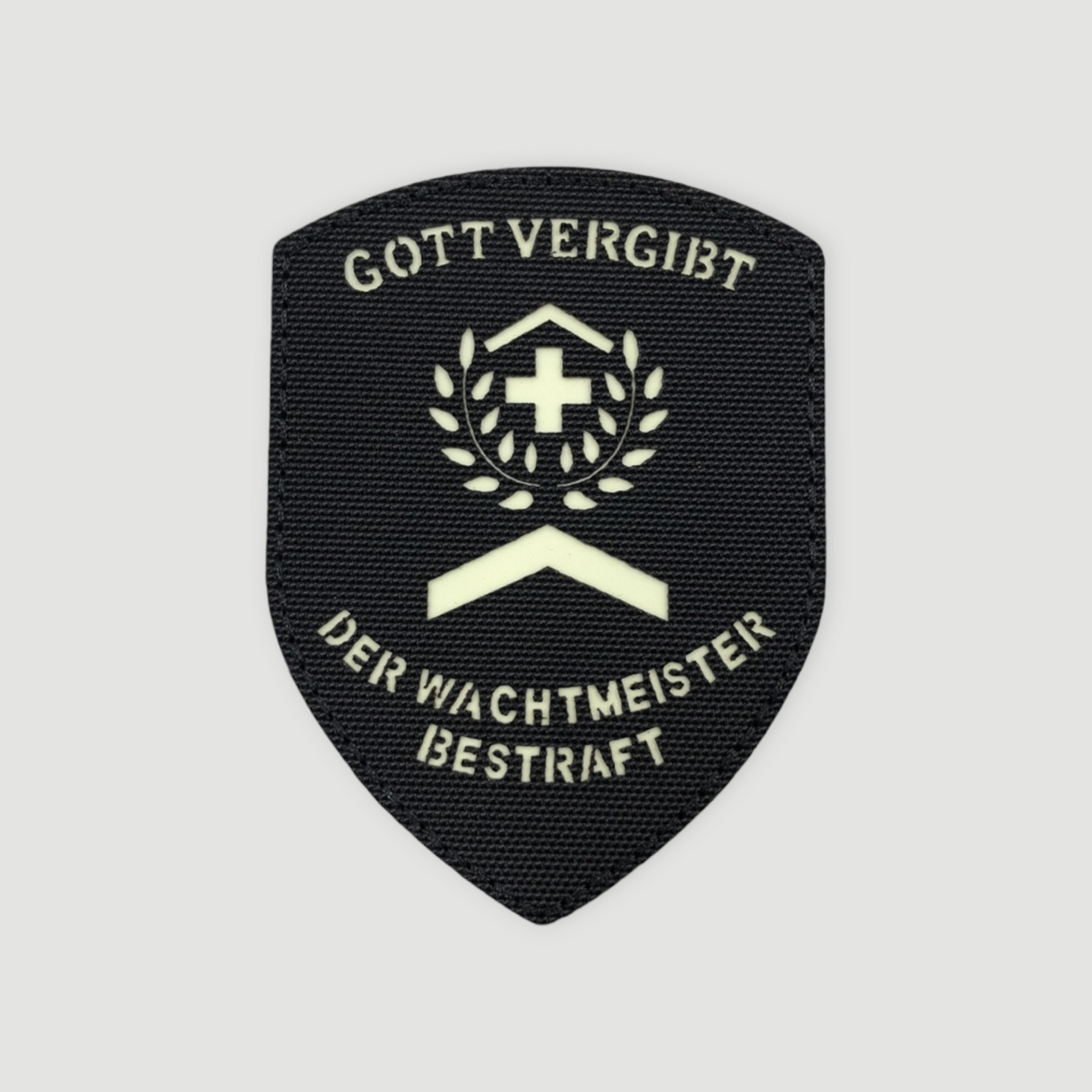 Badge - Fluorescent - Gott Vergibt