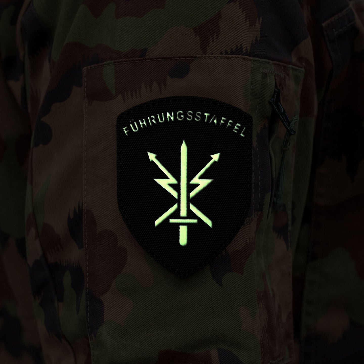 Führungsstaffel - Badge - Fluoreszierend 