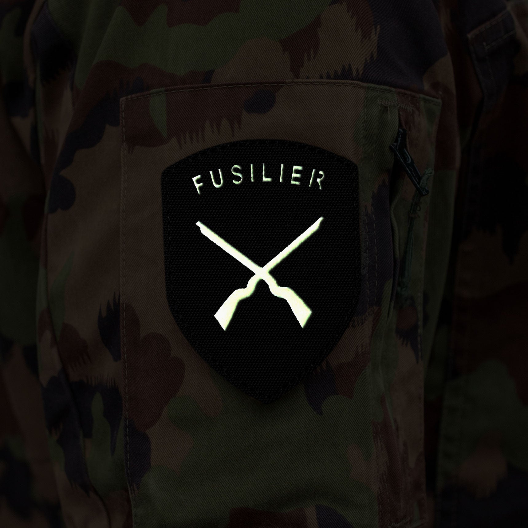 Infantry - badge - fluorescent