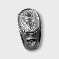 Artiglieria - anello di sigillo d'argento