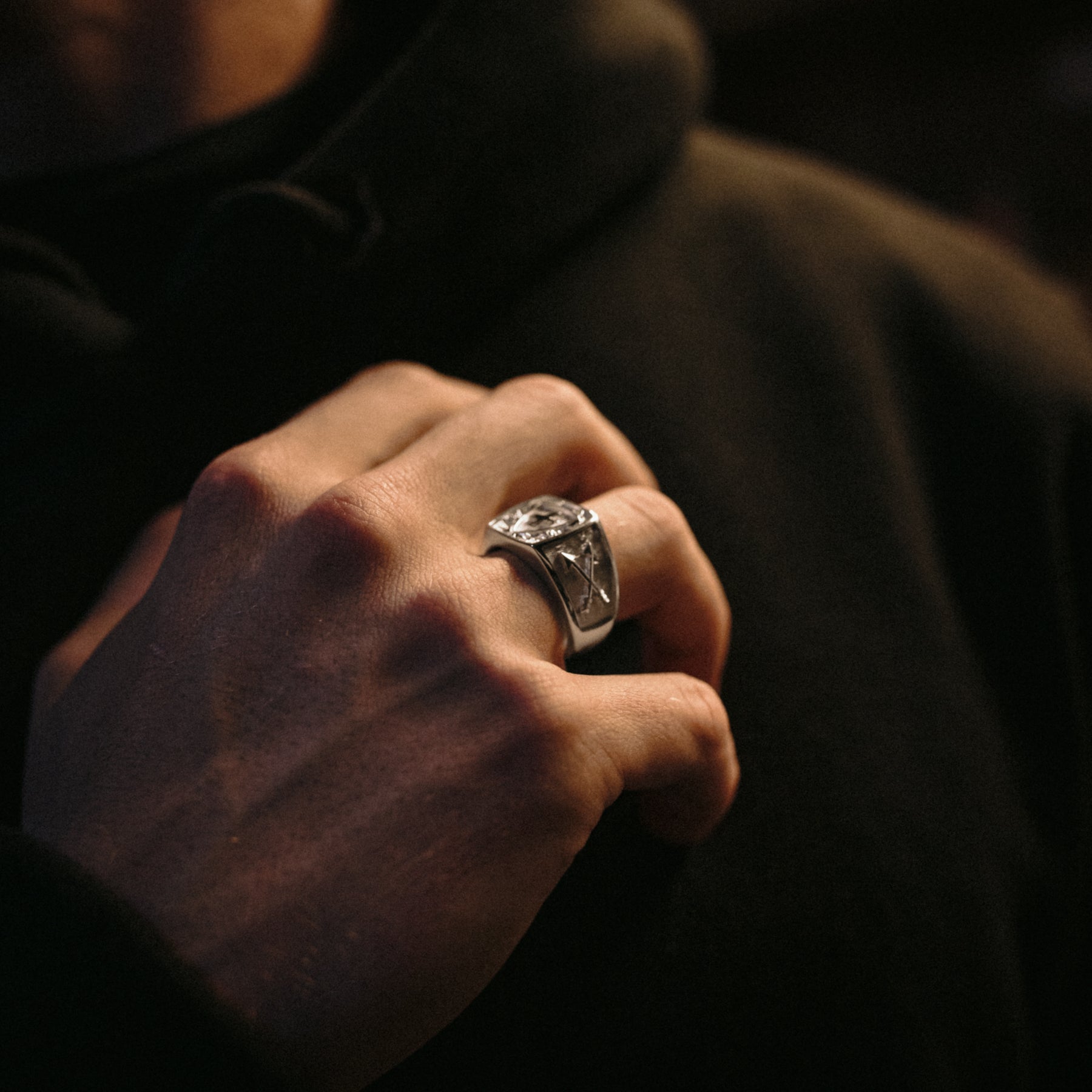 Forze speciali - anello di SIGNAGGIO UFFICIO SILVER