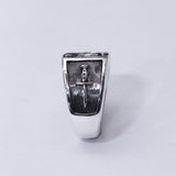 Silver officer's signet ringer