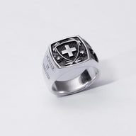 Artillerie - Chevalière d'Officier en argent