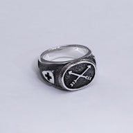 Special forces - Silver signet ring