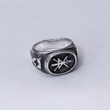 Driving step - Silver signet ring