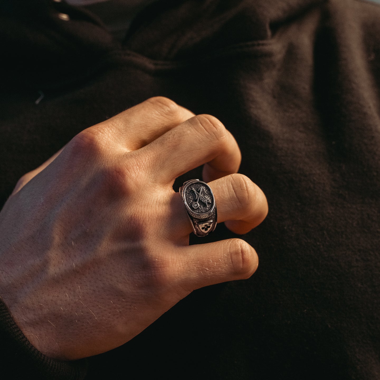 Troop cook - Silver signet ring