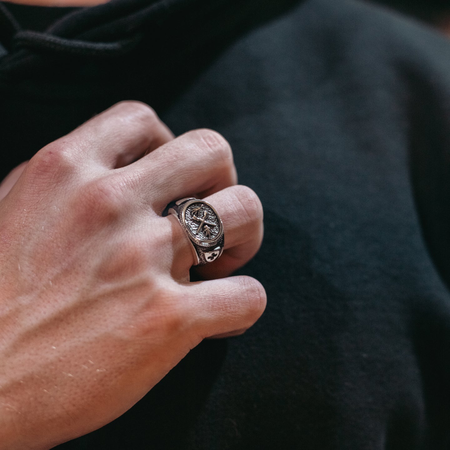 Infantry - Silver signet ring