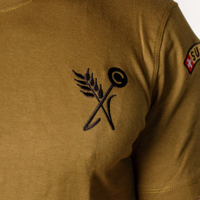 T-shirt de fonction en coton - Vert - Cuisinier de troupe