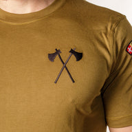 T-shirt de fonction en coton - Vert (Fonction au choix) - Troupes de génie