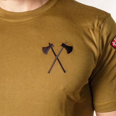 T-shirt de fonction en coton - Vert - Troupes de génie